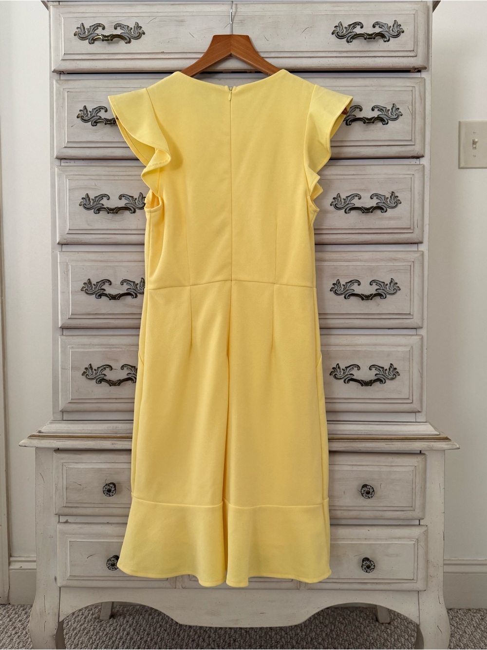Vici Yellow Ruffle Dress - Picture 3 of 5